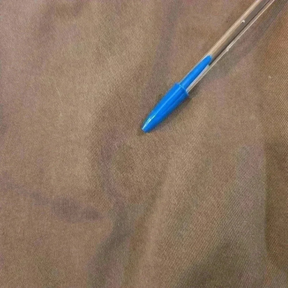 Kenneth Cole Mens Straight Leg Relaxed Fit Cotton Jeans Taupe Size 38W - Picture 7 of 9